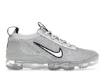 Nike Air Vapormax Flyknit White Black Metallic Silver